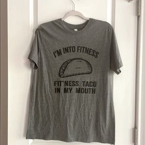Taco Fitness Graphic Tee L